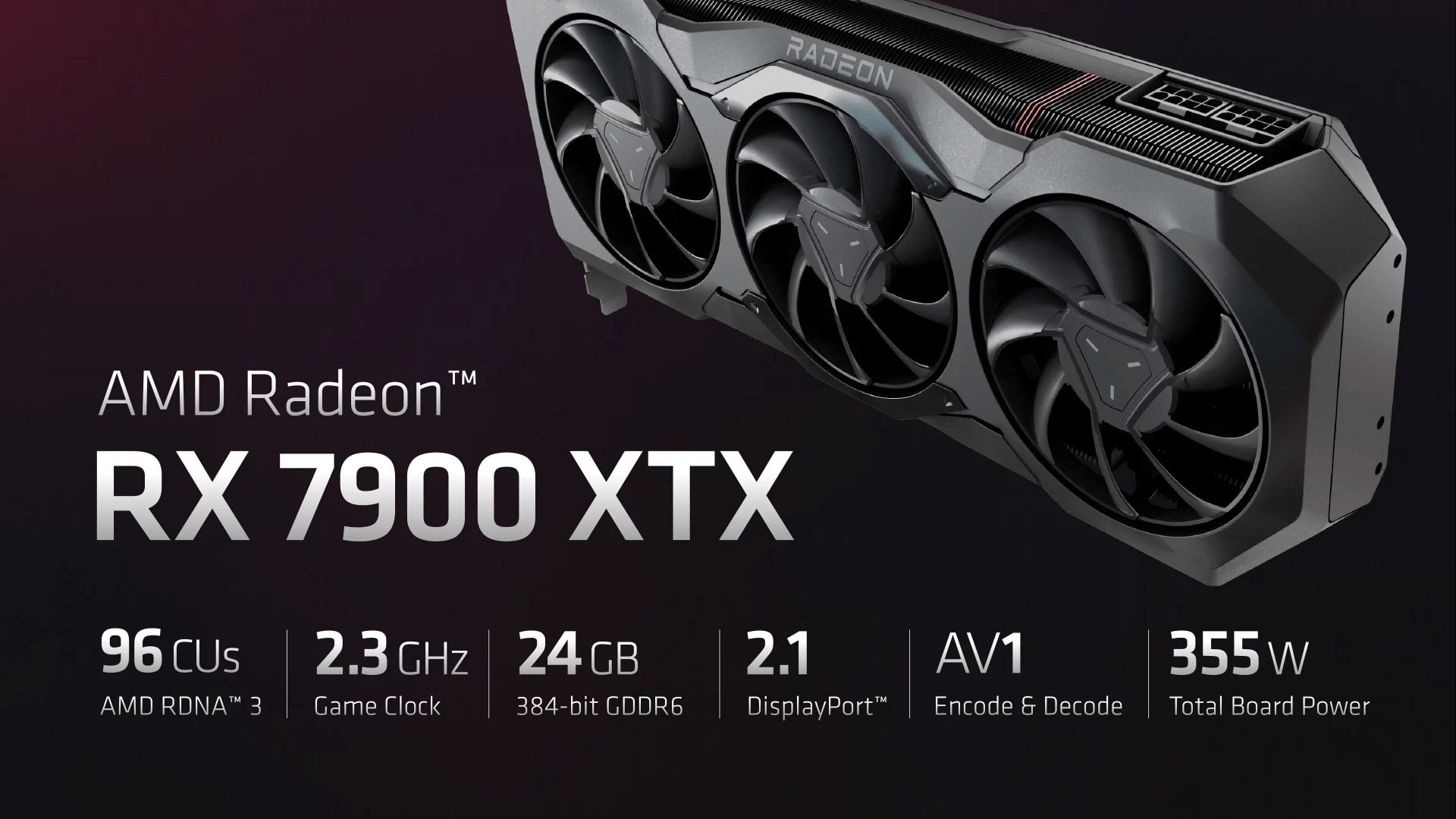 AMD Radeon 7900 XTX