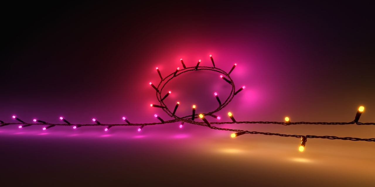 Philips hue ljusslinga julgran